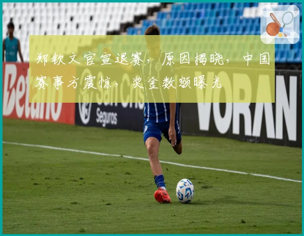 郑钦文官宣退赛，原因揭晓，中国赛事方震惊，奖金数额曝光